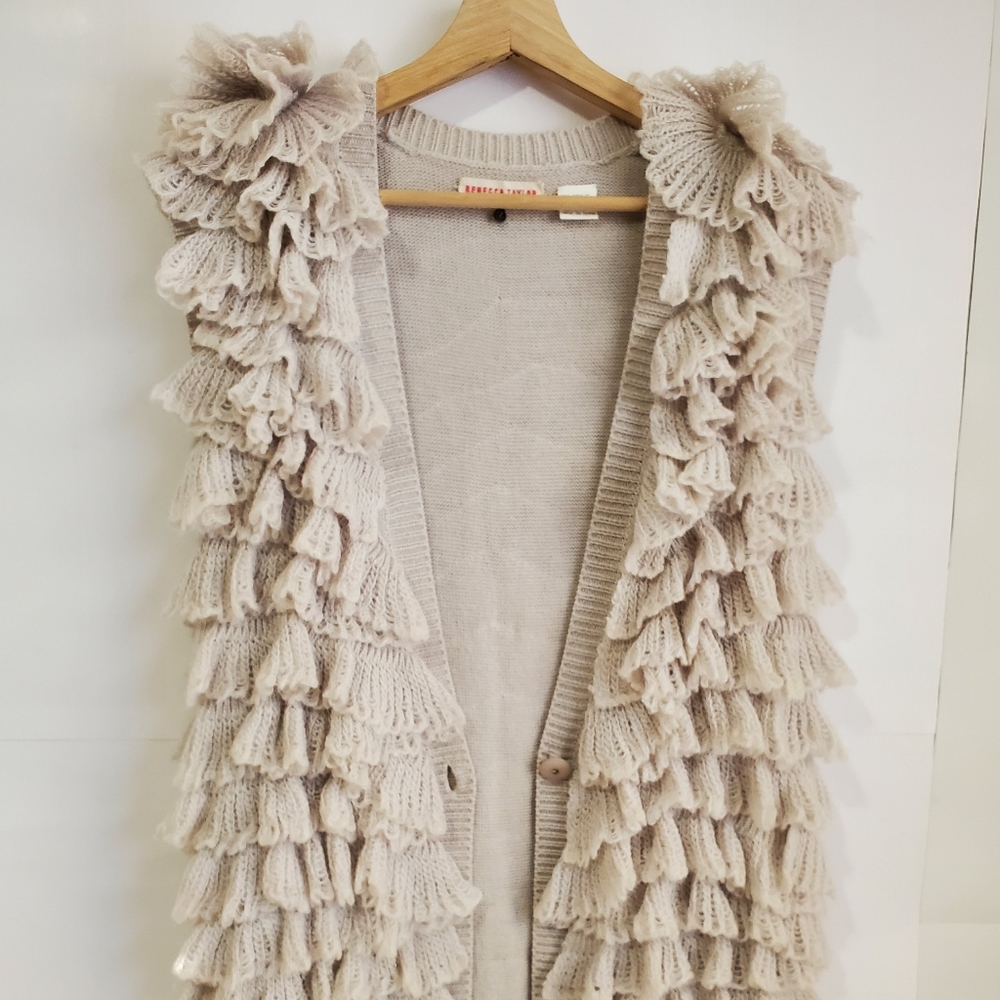 Rebecca Taylor women's vest cardigan, size M